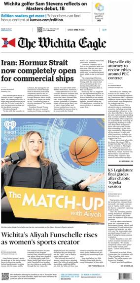 Cover of The Wichita Eagle (Sunday)