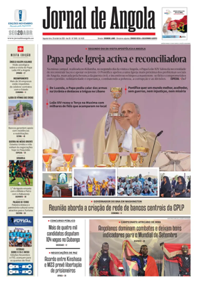Cover of Jornal de Angola