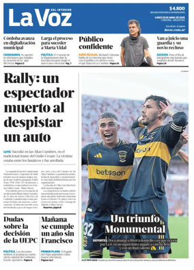 Cover of La Voz del Interior
