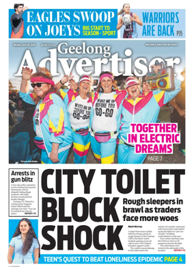 Cover of Geelong Advertiser