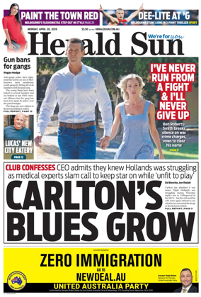 Cover of Herald Sun