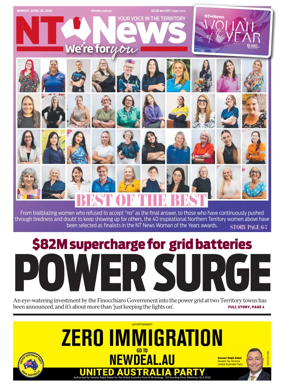 Cover of NT News
