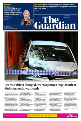Cover of The Guardian Australia