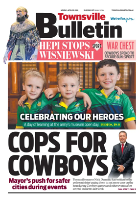 Cover of Townsville Bulletin