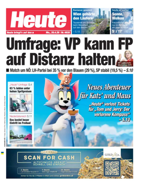Cover of Heute - Niederosterreich Ausgabe