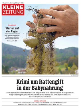 Cover of Kleine Zeitung Kaernten