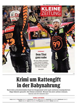 Cover of Kleine Zeitung Steiermark