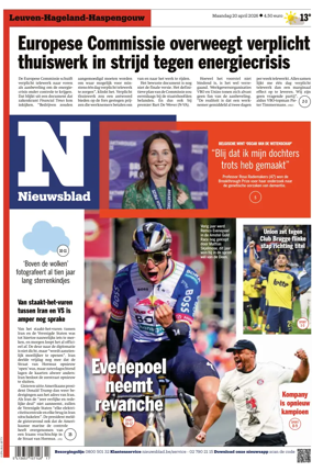 Cover of Het Nieuwsblad