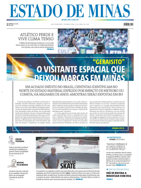 Cover of Estado de Minas (Brazil)