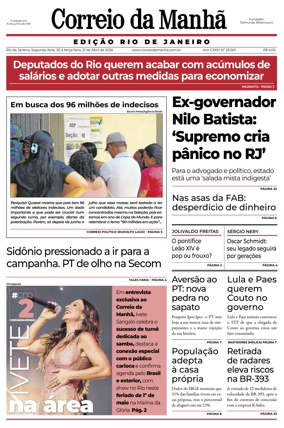 Cover of Jornal Correio da Manha