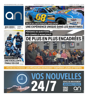 Cover of Acadie Nouvelle
