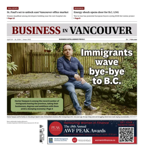Cover of Business in Vancouver