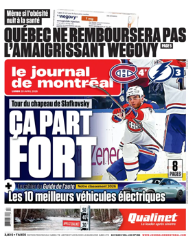 Cover of Le Journal de Montreal