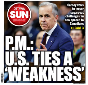 Cover of Ottawa Sun