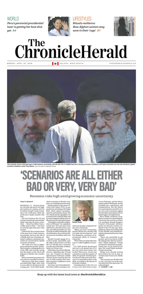 Cover of The Chronicle Herald (Provincial)