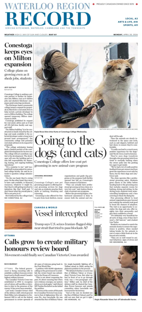 Cover of Waterloo Region Record