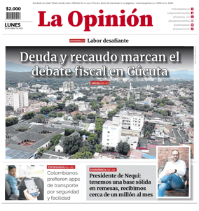 Cover of La Opinion