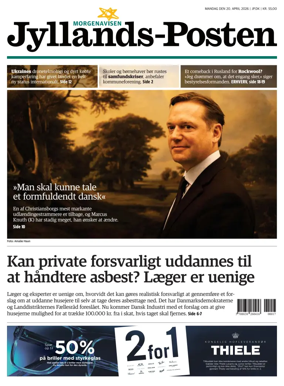 Cover of Jyllands-Posten
