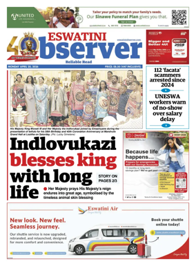 Cover of Eswatini Observer