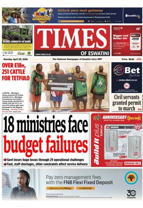 Cover of Times of Eswatini
