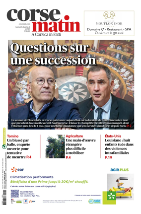 Cover of Corse Matin