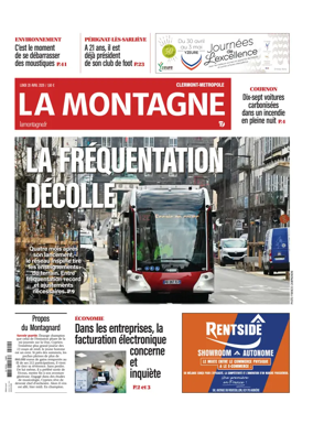 Cover of La Montagne (Clermont-Metropole)