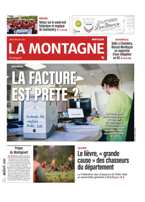 Cover of La Montagne (Montlucon)