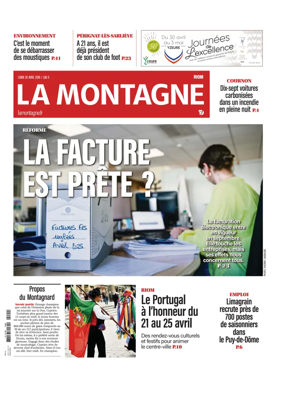 Cover of La Montagne (Riom)