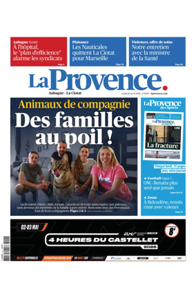 Cover of La Provence Aubagne-La Ciotat