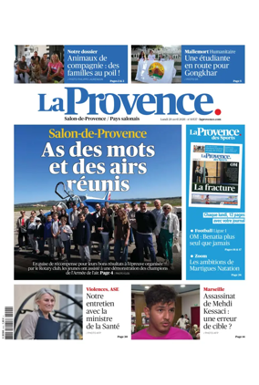 Cover of La Provence Salon-de-Provence / Pays salonais