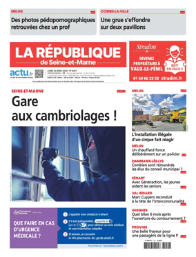 Cover of La Republique de Seine-et-Marne (Edition A-B)