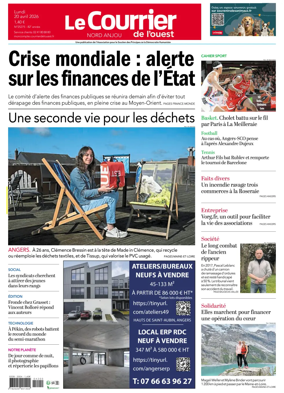 Cover of Le Courrier de l’Ouest (Nord Anjou)
