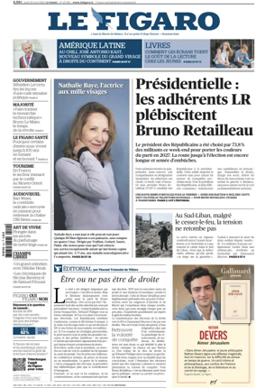 Cover of Le Figaro