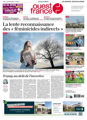 Cover of Ouest France (Les Herbiers / Montaigu)