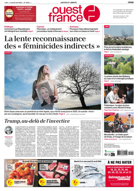 Cover of Ouest France (Orne)