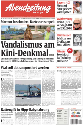 Cover of Abendzeitung Munchen