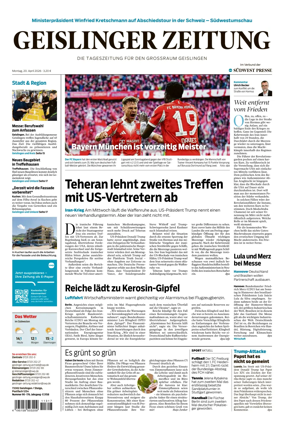 Cover of Geislinger Zeitung