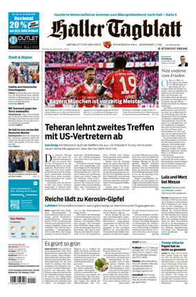 Cover of Haller Tagblatt