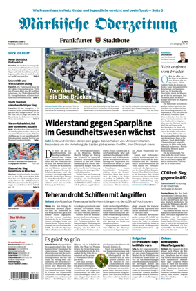 Cover of Markische Oderzeitung Frankfurt (Oder)