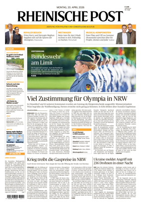 Cover of Rheinische Post Duisburg