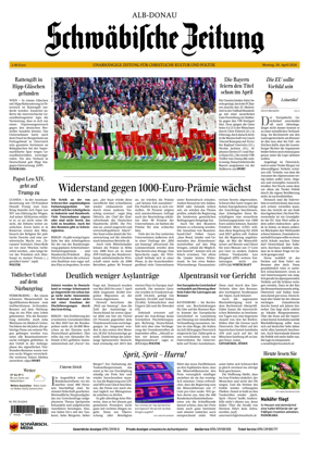 Cover of Schwabische Zeitung (Alb-Donau)