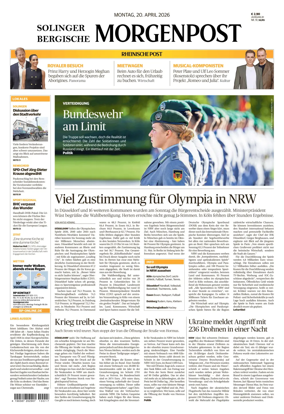 Cover of Solinger Bergische Morgenpost/Remscheid