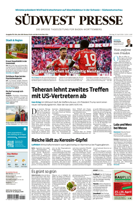 Cover of Sudwest Presse