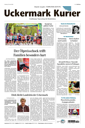 Cover of Templiner Zeitung