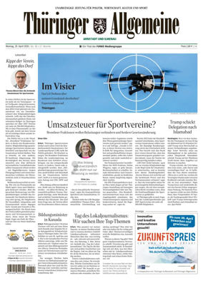 Cover of Thuringer Allgemeine (Arnstadt und Ilmenauz)
