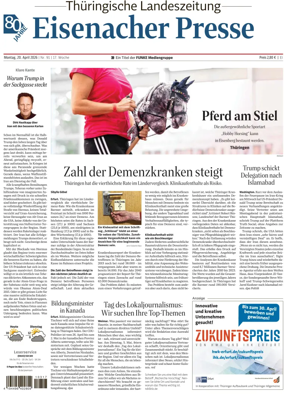 Cover of Thuringische Landeszeitung (Eisenach)