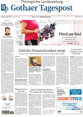 Cover of Thuringische Landeszeitung (Gotha)
