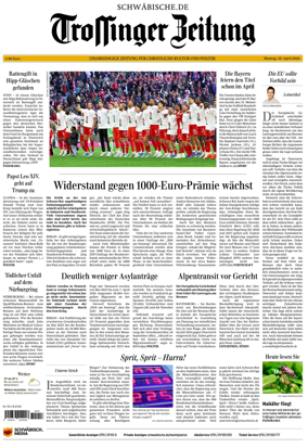 Cover of Trossinger Zeitung