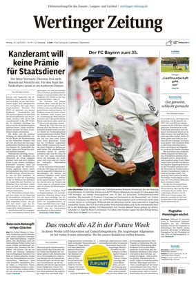 Cover of Wertinger Zeitung