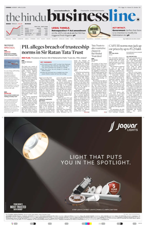 Cover of BusinessLine (Chennai)